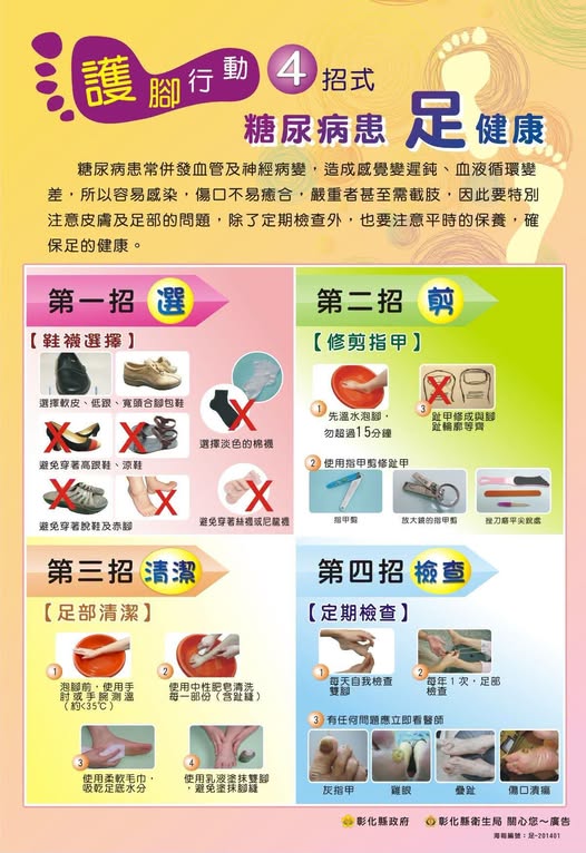 【健康宣導】今天檢查腳腳了嗎?